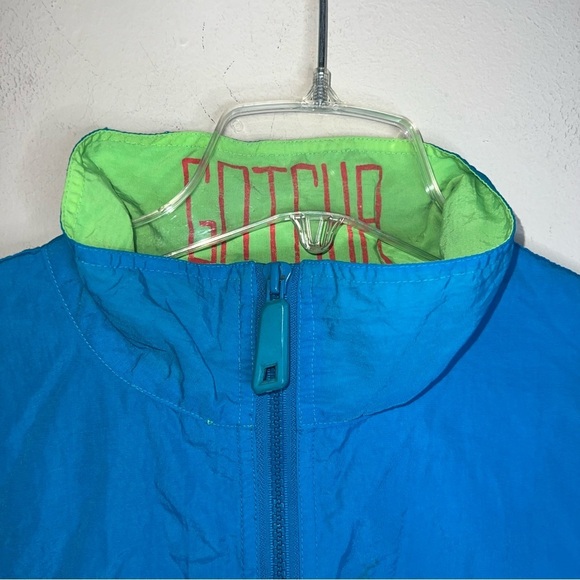 Gotcha Vintage 90’s Windbreaker With Zipper Kangaroo Pocket Men’s Size Large - Picture 7 of 16